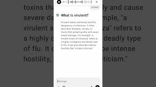 What Is Virulent