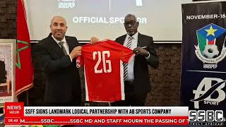 SOUTH SUDAN FOOTBALL FEDERATION SIGNS LANDMARK LOGICAL PARTERNSHIP WITH AB SPORTS COMPANY