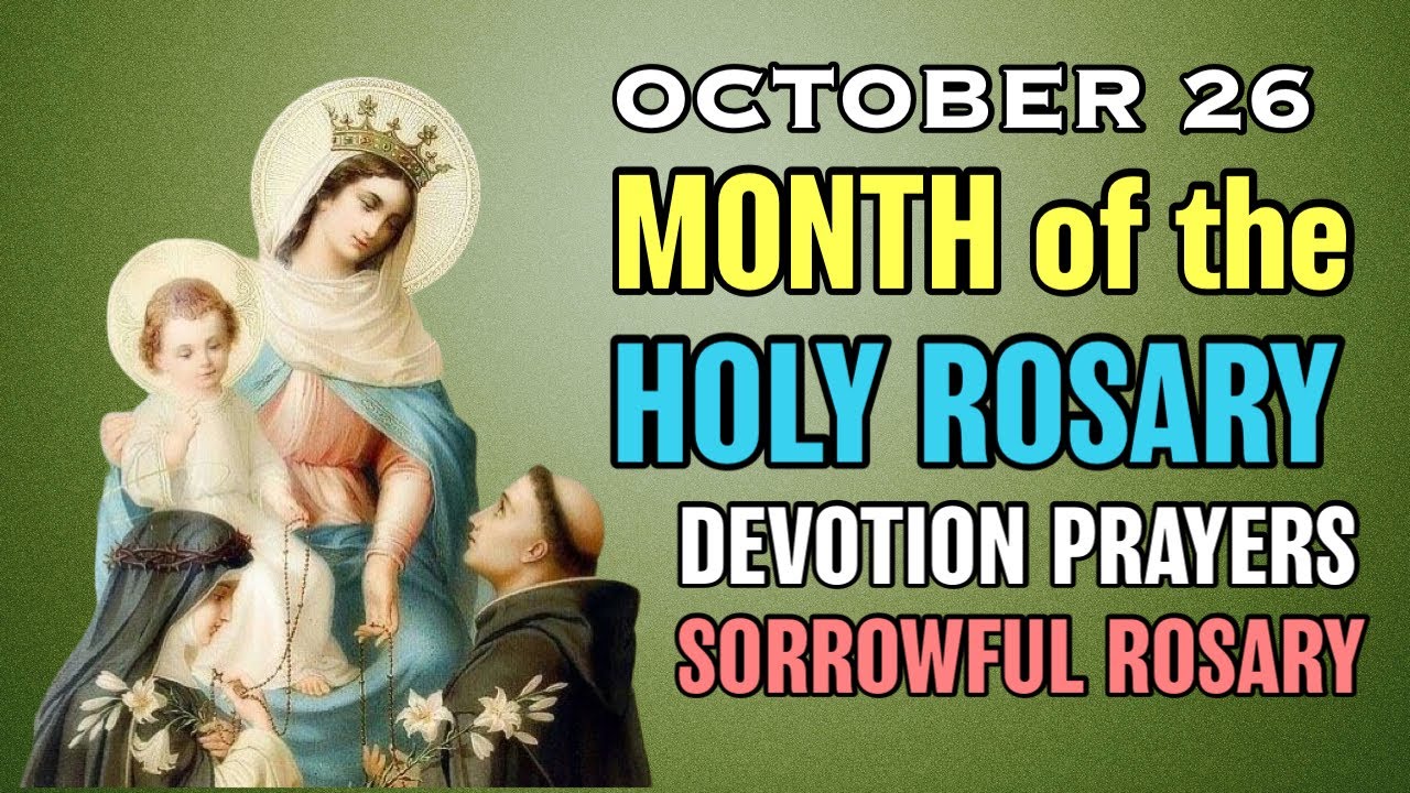 💙 TODAY HOLY ROSARY TUESDAY OCTOBER 26, 2021🌹Sorrowful Mysteries