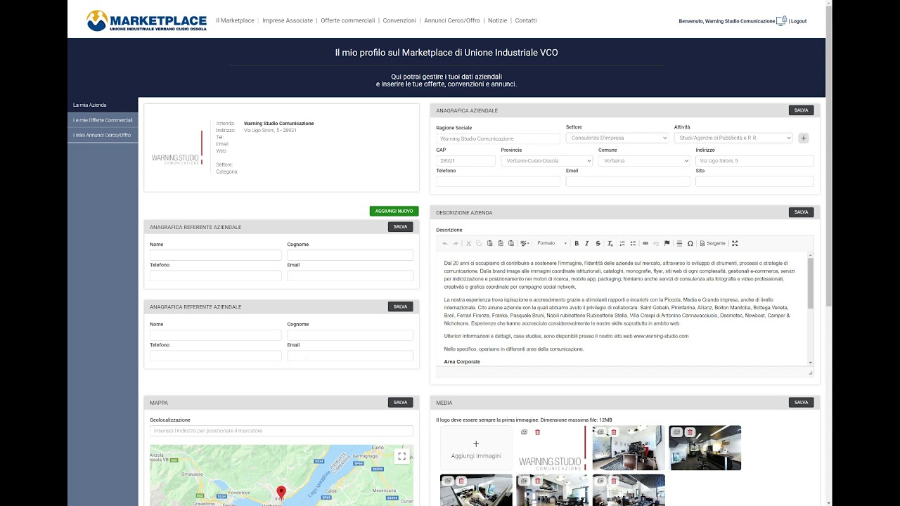 Il Marketplace di Unione Industriale del VCO: istruzioni per l'uso