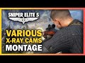 Sniper Elite 5 - X-Ray Cam Montage #2 (Eye, Lung, Heart, Testicle, Limb, Infantry) | Compilation