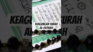 Keagungan Surah Al-Fatihah | Quran Journey #bukufaqih #quran #surah
