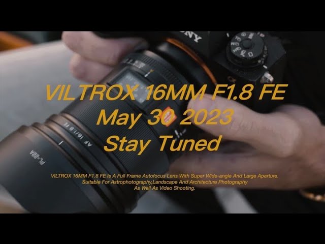 VILTROX 16mm F1.8 Auto Focus Sony E mount Camera Lens Full Frame Large  Aperture