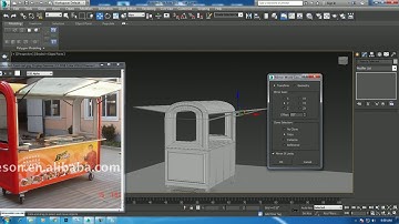 Tutorial on Modeling a food stall in 3dsmax.