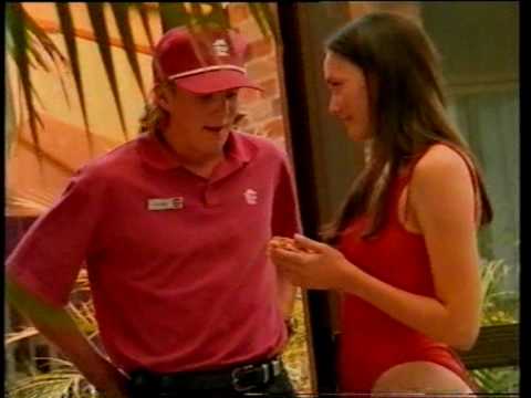 Pizza Hut commercial from Australia 1996 featuring Dougie 