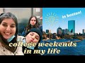 college weekends in my life! | boston university