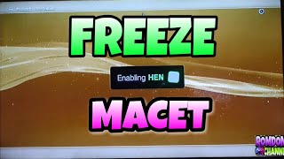 Freeze/macet Saat enable hen