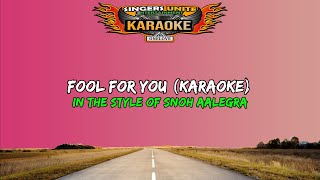 Snoh Aalegra - Fool For You (Karaoke)