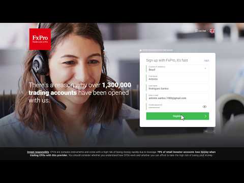 How to open an account with FxPro