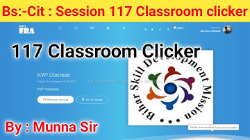 Bs - Cit : session 117 Classroom clicker | Cit session 117 Classroom clicker | Classroom clicker 117