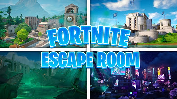 Fortnite Escape Room 🧠 (ALL LEVELS) TUTORIAL