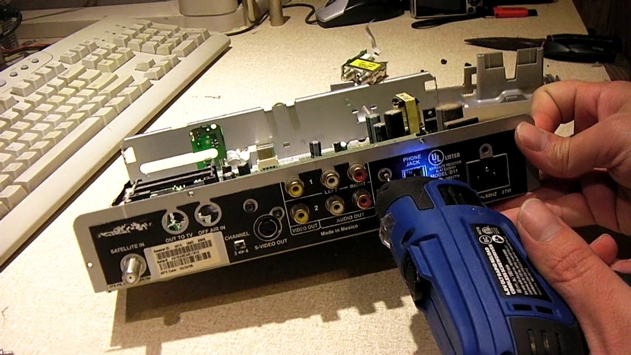 Tearing into another DirecTV set top box YouTube