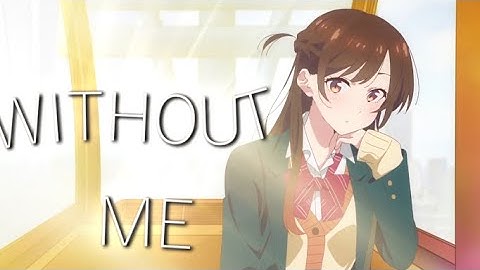 WITHOUT ME - 3D TYPOGRAPHY TEST AMV/EDIT (First Time) QUICK 💞✨