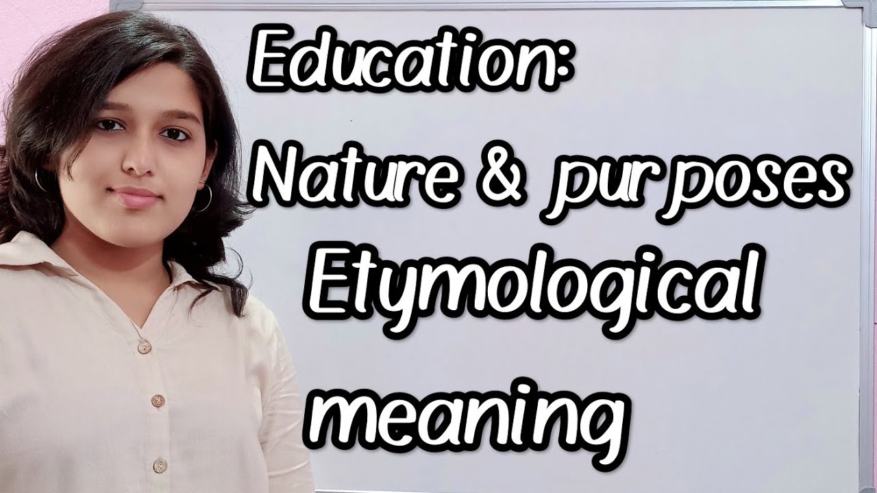 etymological meaning of education ppt