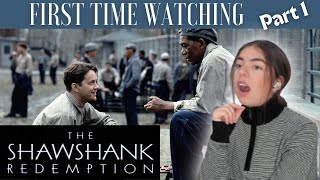 SHAWSHANK REDEMPTION - Girlfriend First Time Watching (Movie Reaction - 1/3)
