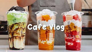 🍑무료한 일상을 달래줄 음료 제조 영상🍓30mins Cafe Vlog/카페브이로그/cafe vlog/asmr/Tasty Coffee#519