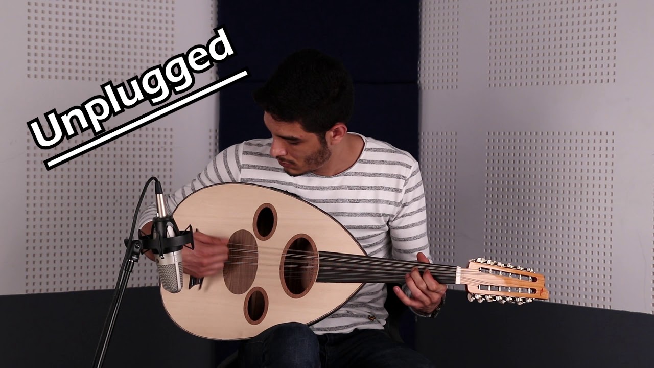 Half Body Acoustic Electric Arabic Oud with Guitar Pegs! Check It Out
