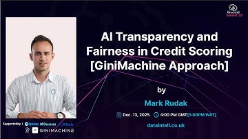 AI Transparency and Fairness in Credit Scoring [GiniMachine Approach] | Mark Rudak