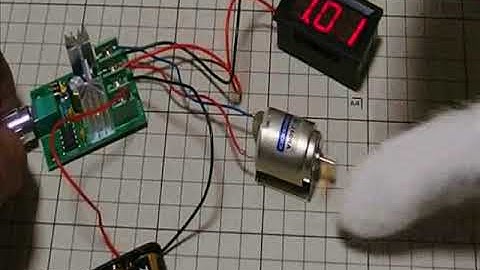 猫と一緒にマブチモーターRE-260RAの回転速度制御テスト（中国製・中国発送のDCモータースピードコントローラ）