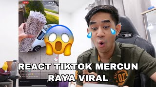 SUMPAH TERKEJUT GILA 😱 REACTION TIKTOK MERCON RAYA VIRAL 😂