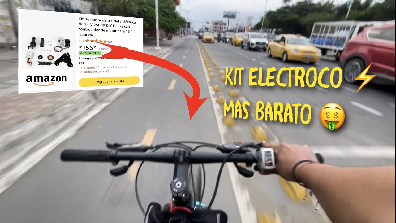 Kit Eléctrico para Bicicleta mas Barato de Amazon 😱 Motor de 24V 250W ⚡
