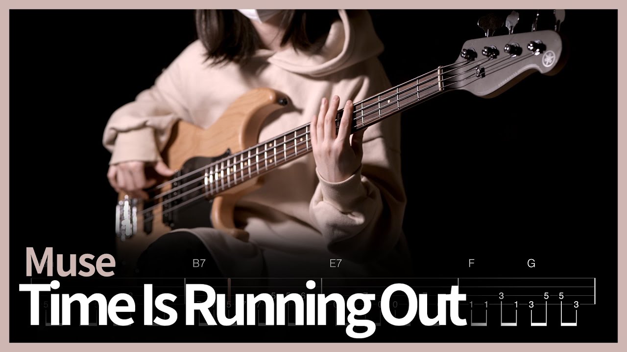 102. Muse - Time Is Running Out 【★★★☆☆】 (Bass Cover) | 베이스 악보[TAB]
