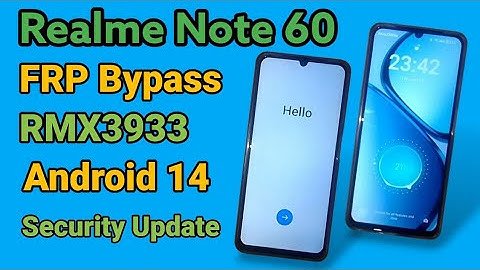 FRP Bypass on Realme Note 60 | Unlock  RMX3933 Android 14 - New Security