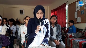 تلاوة عطرة للمتسابقة هاجر بيبي  الفائزة بالمرتبة الثالة  ضمن مسابقة تجويد القرآن الكريم