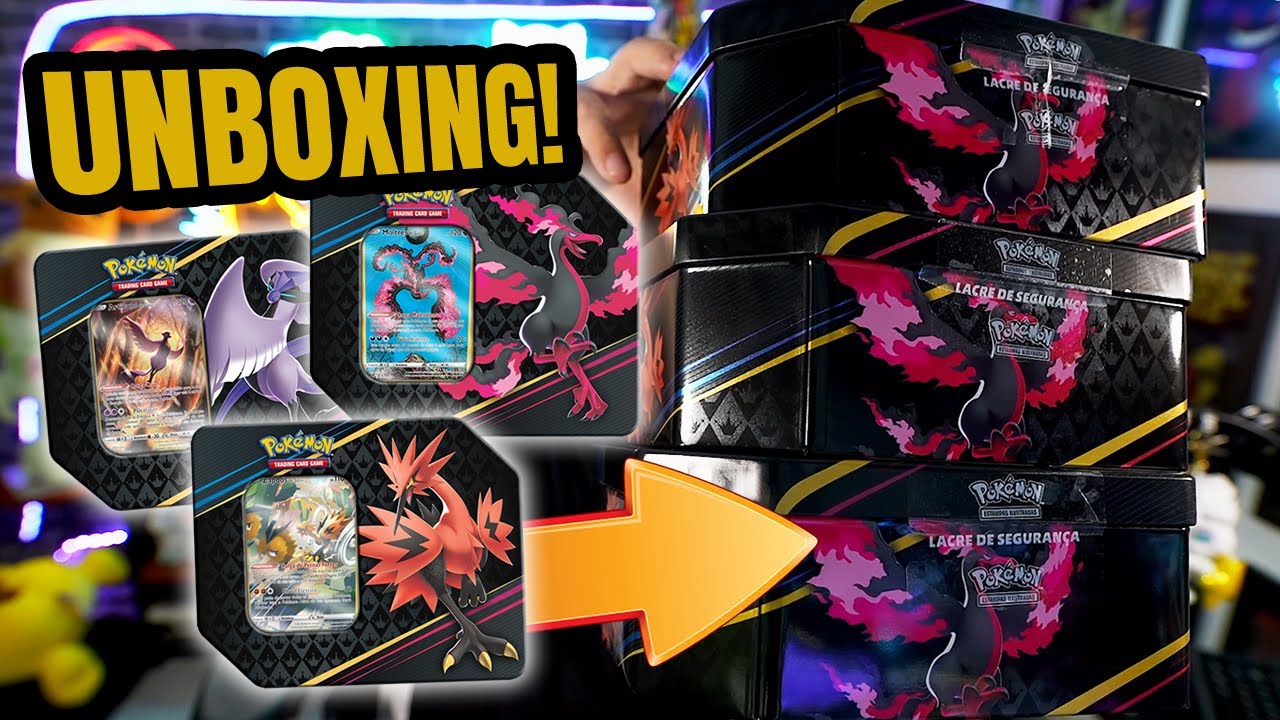 UNBOXING POKEMON TCG – LATA REALEZA ABSOLUTA – MOLTRES DE GALAR