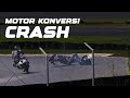 DETIK-DETIK CRASH!!! RAHASIA MOTOR KONVERSI LISTRIK AMAN SAAT WET RACE | Simulasi Balapan EV