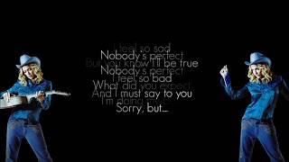 Madonna - Nobody&#39;s Perfect (Lyrics on Screen)