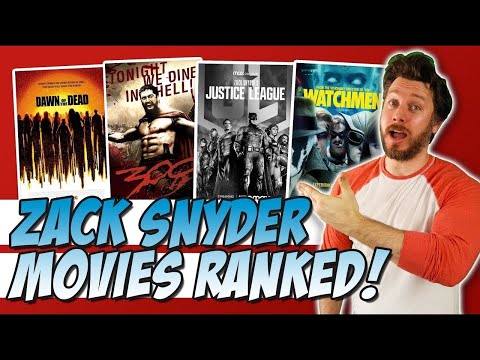 All 8 Zack Snyder Films Ranked (w/ Zack Snyder's Justice League)