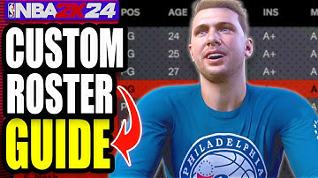 How to create a Custom Roster in NBA 2K24 Next-Gen