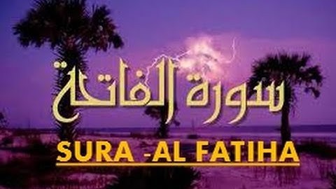 la sura-Al Fatiha -il sacro corano | سورة الفاتحة (مترجمة الي الايطالية) -القرأن الكريم