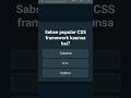 How to make Quiz App using Html, css and JavaScript #coding #webdesign #ytshorts #shorts