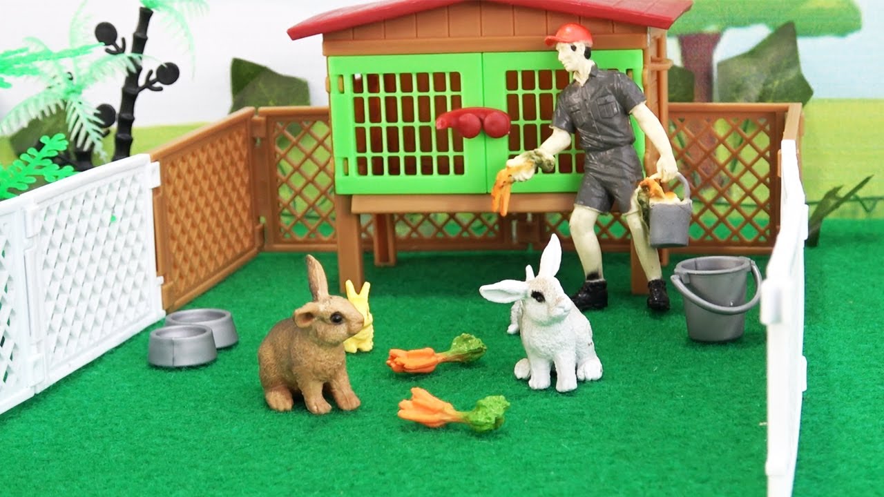 Cute Animal Farm Toys Around Us Farming For Kids YouTube