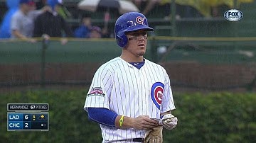 LAD@CHC: Watkins hits an RBI double to left field