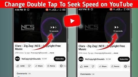 How To Change Double Tap To Seek Speed in YouTube App