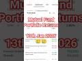 My Mutual Fund Portfolio Review | 13th January 2026 | Groww App SIP Update #stockmarket #sip #growth