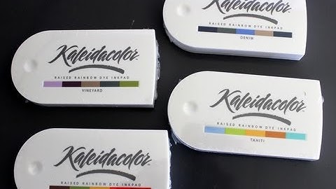 Overview of Kaleidacolor Ink Pads