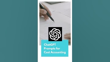 ChatGPT Prompts for Cost Accounting  #chatgpt  #prompt  #accountants #accounting #costaccounting