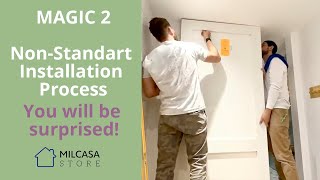 Milcasa Store - Magic 2 Concealed Sliding System - Installation Process