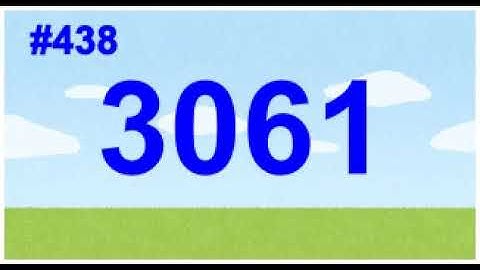 Count up 401st to 500th prime numbers! 1st channel.