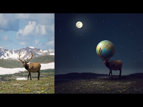 Earth Globe Photoshop Manipulation Tutorial