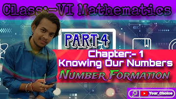Class 6 Maths Chapter 1 ||  Knowing Our Numbers || Number Formation Solution|| Your Choice