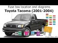 2002 Toyotum Tacoma Fuse Box Diagram