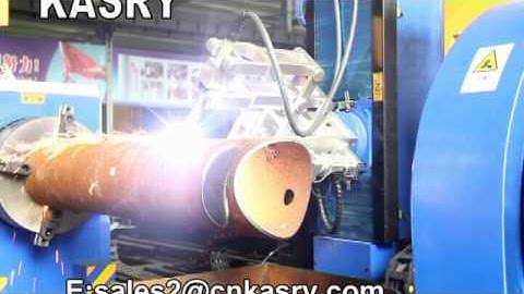 5 axis cnc pipe plasma cutting beveling machine