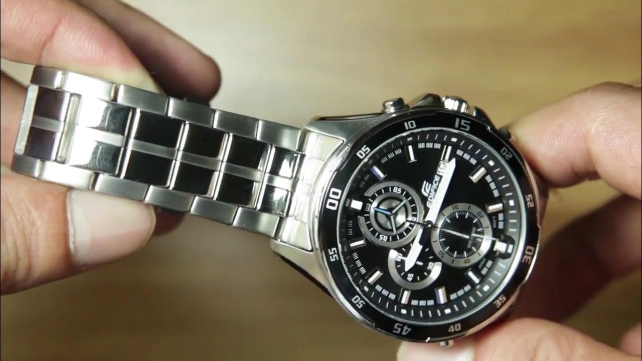 Casio Edifice EFR-547D-1AV *UNBOXING & NIGHT DEMO - YouTube