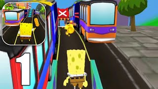 Sponge Subway Patrick Bob Run Gameplay #1 screenshot 1