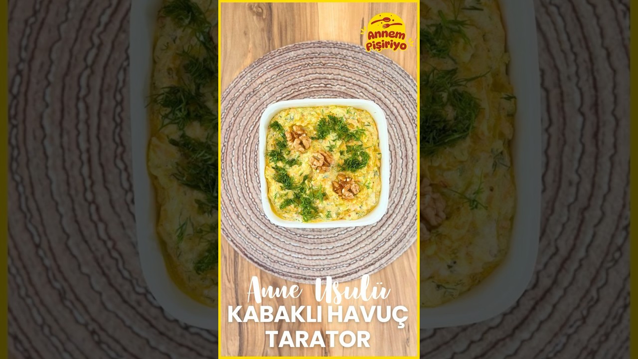 Pratik Meze Tarifi!! | Kabaklı Havuç Tarator Pratik Meze Tarifi!! | Kabaklı Havuç Tarator